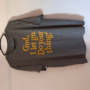 NWOT God, I let go t-shirt size XL